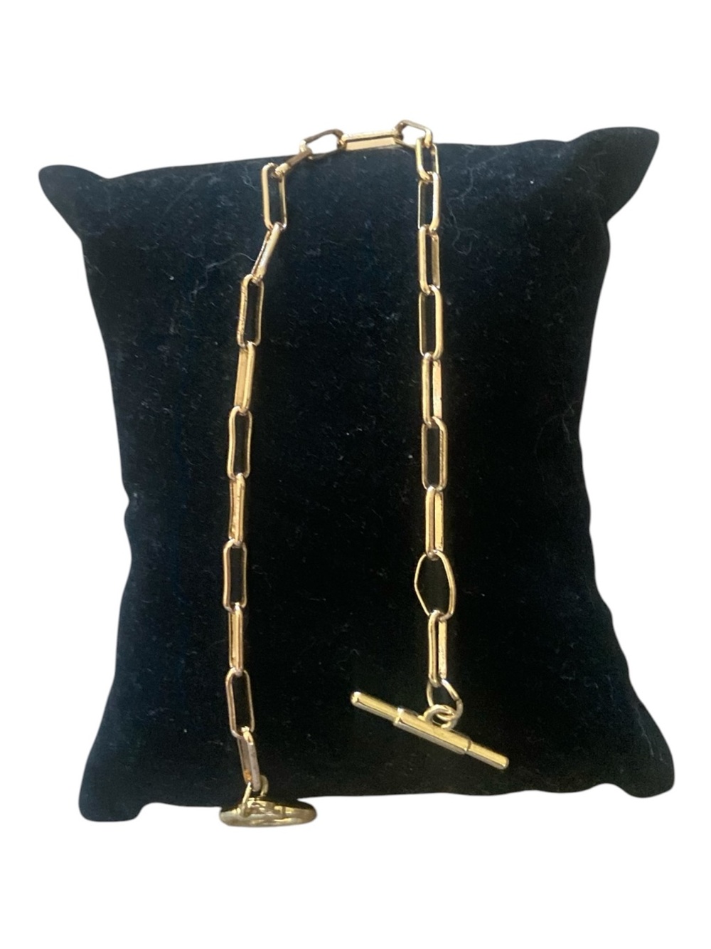 Gold Link Chain bracelets with Toggle Clasp